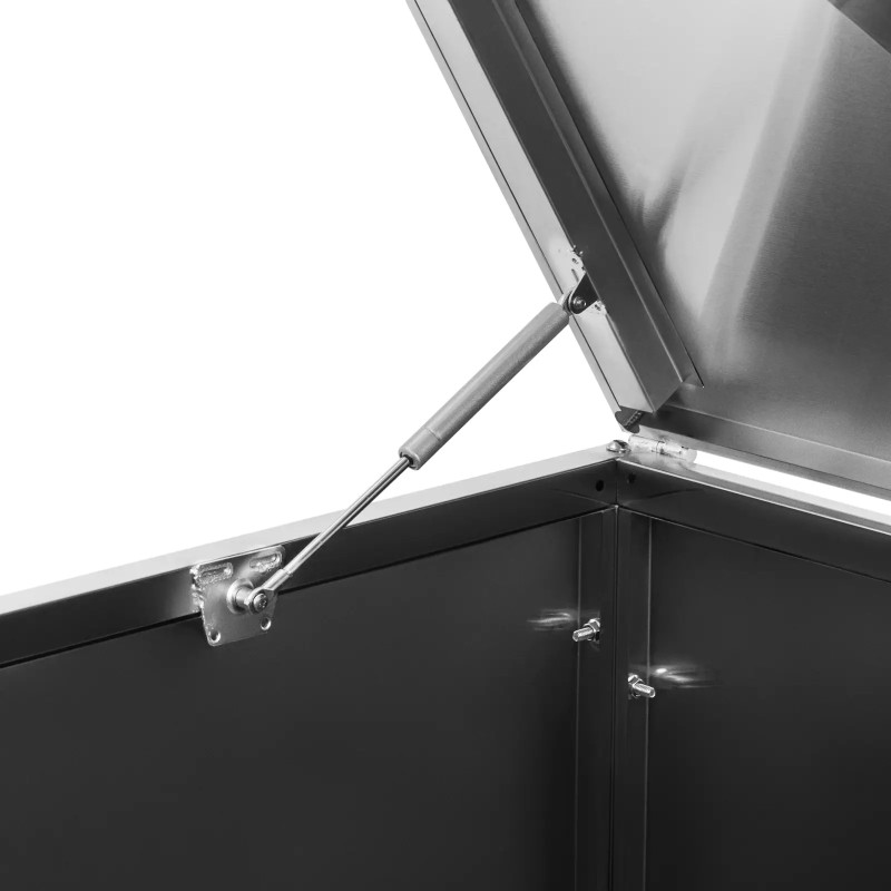 Dangtis šiukšliadėžei su ventiliacija 2 x 240 l