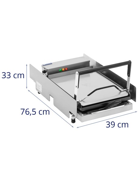 
Skrudintuvas mėsainių bandelėms 320 x 440 cm 0-250 C 2400 W
