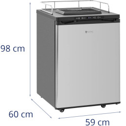 
Pilnamo alaus šaldytuvas statinėms -5-10 C 163 l 85 W
