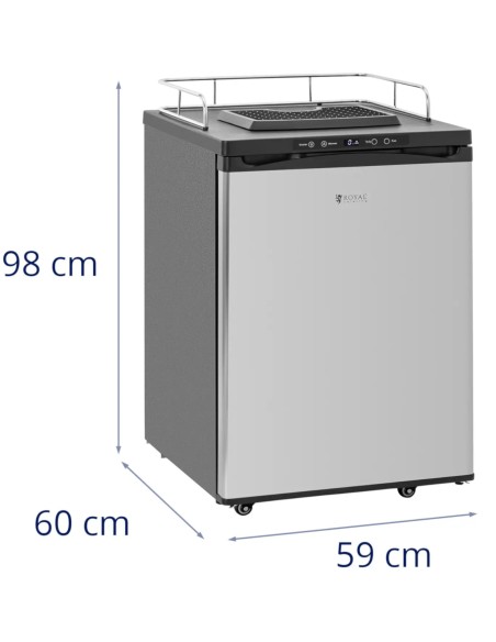 
Pilnamo alaus šaldytuvas statinėms -5-10 C 163 l 85 W
