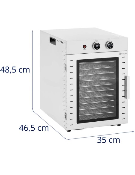 Maisto džiovintuvas vaisiams, grybams, žolelėms, 12 lentynų, 1000 W
 
Maisto džiovintuvas vaisiams, grybams, žolelėms, 12 lentynų, 1000 W