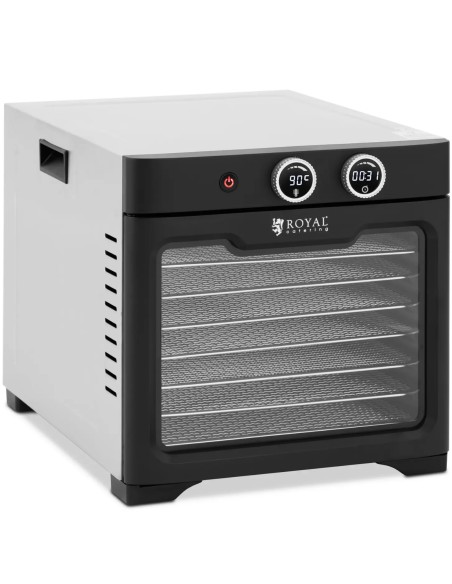 Maisto džiovyklė vaisiams, grybams, žolelėms, 8 lentynėlės, 800 W
 
Maisto džiovyklė vaisiams, grybams, žolelėms, 8 lentynėlės, 800 W