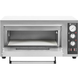 
Elektrinė picų krosnelė su šamoto akmeniu 4 picoms skersmuo 25cm 4200W
