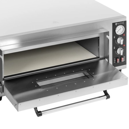 
Elektrinė picų krosnelė su šamoto akmeniu 4 picoms skersmuo 30cm 4200W
