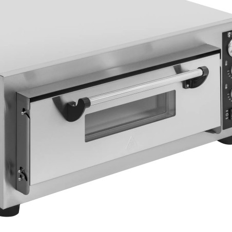 
Elektrinė picų krosnelė su šamoto akmeniu 4 picoms skersmuo 30cm 4200W
