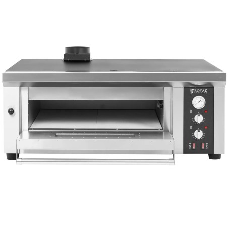 
Elektrinė picų krosnelė su šamoto akmeniu 4 picoms skersmuo 33cm 4200W
