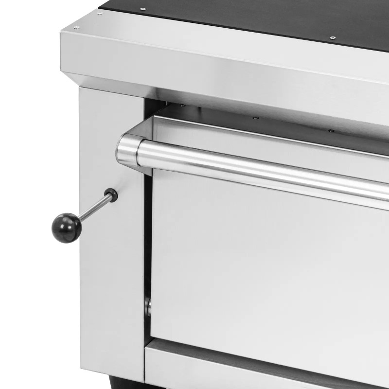 Elektrinė picų krosnelė su šamotu 6 picoms, skersmuo 33cm 400V 6600W