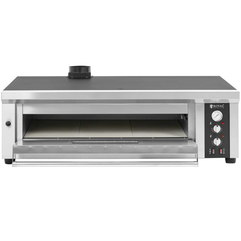 Elektrinė picų krosnelė su šamotu 6 picoms, skersmuo 33cm 400V 6600W