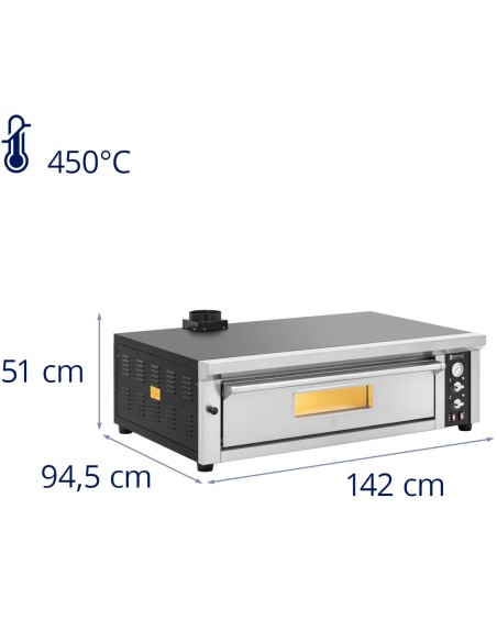 Elektrinė picų krosnelė su šamotu 6 picoms, skersmuo 33cm 400V 6600W
 
Elektrinė picų krosnelė su šamotu 6 picoms, skersmuo 33cm 400V 6600W