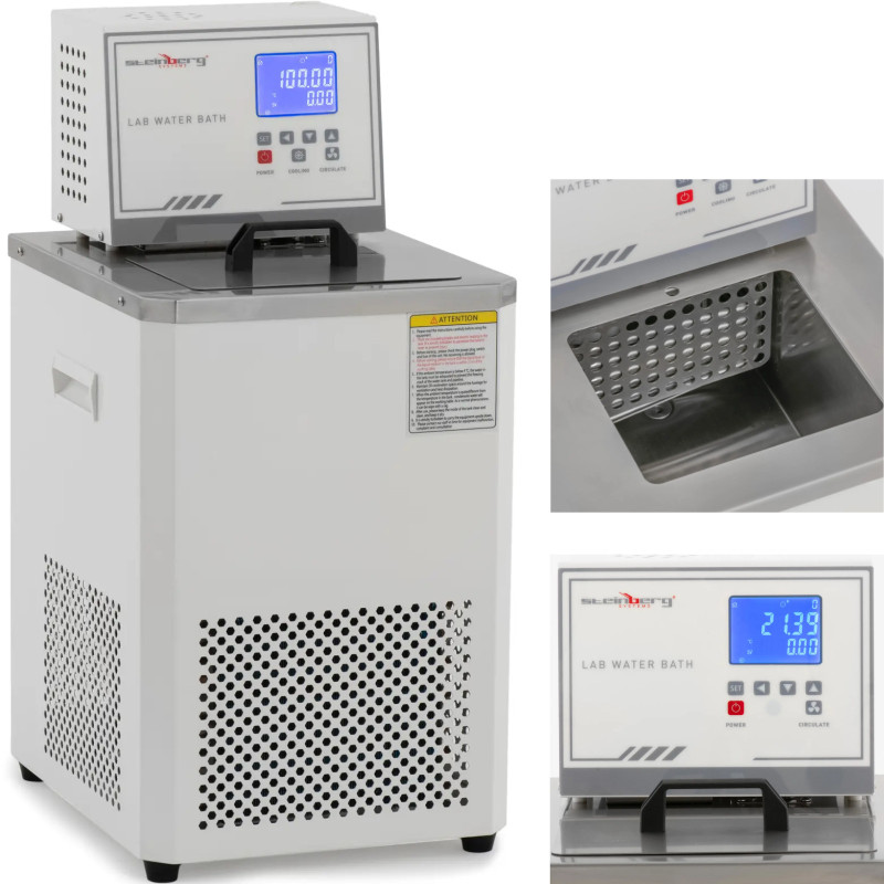 
Laboratorinė skaitmeninė vandens vonia -20 iki 100 C 6 l 1000 W
