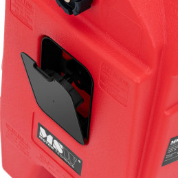 
Nešiojamas kuro bako kanistras su pylimu ant ratų 7,5 l/ min 53 l
