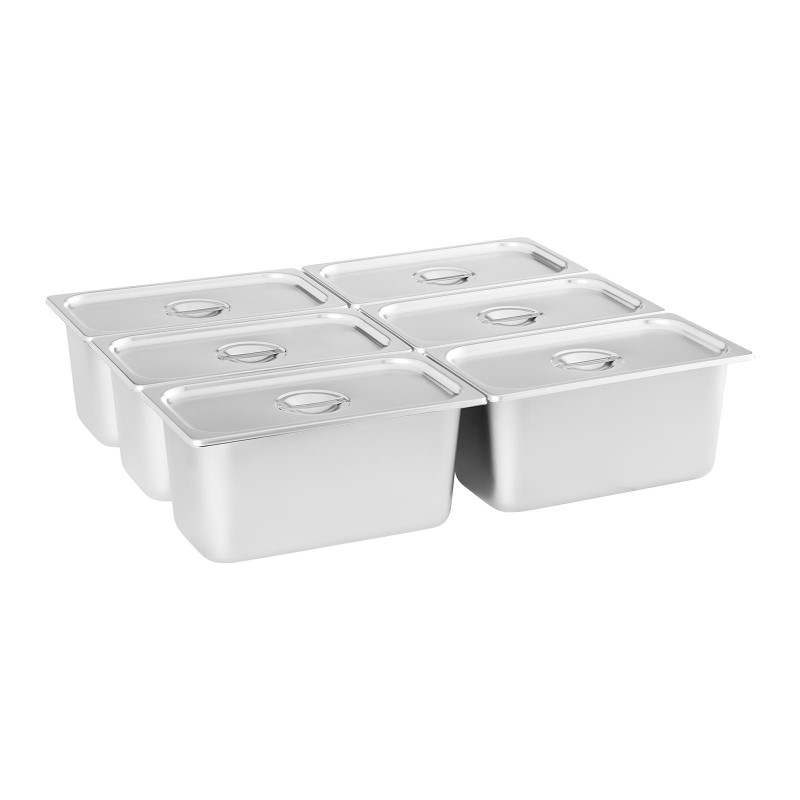 Bain marie vandens šildytuvas su čiaupu 6 x GN 1/3 2000W 230V Royal Catering
