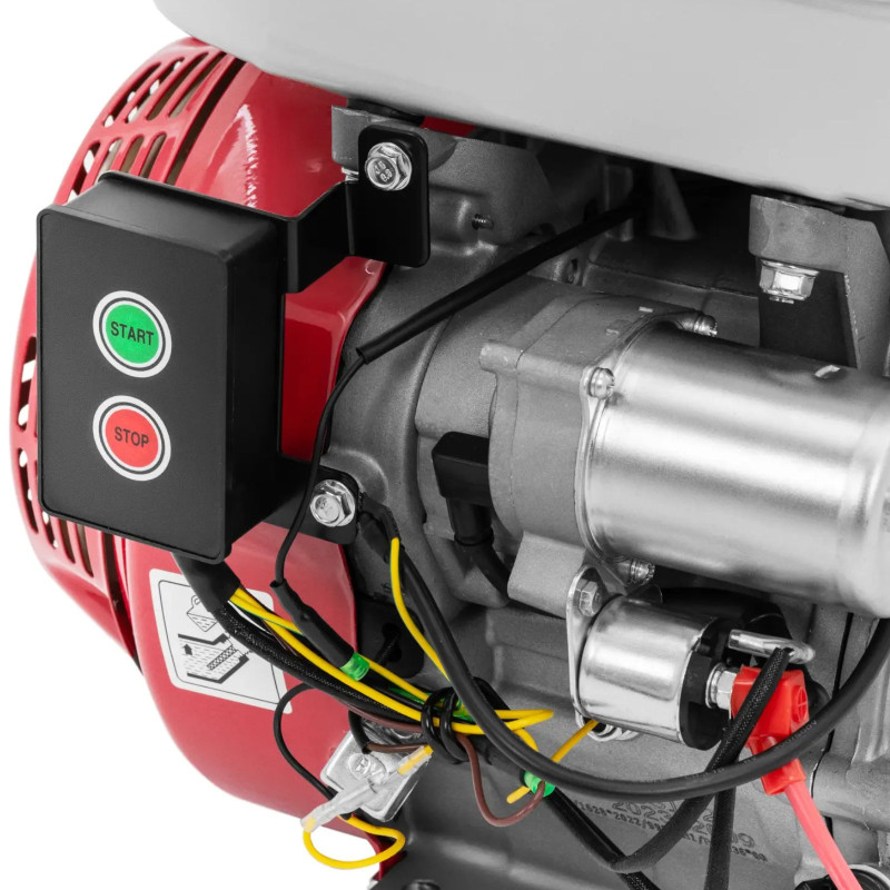 Keturių taktų vieno cilindro benzininis variklis su elektriniu starteriu 6,5 l 16 AG