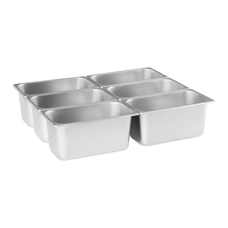 Bain marie vandens šildytuvas su čiaupu 6 x GN 1/3 2000W 230V Royal Catering