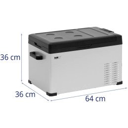 
Automobilinis kelioninis šaldytuvas šaldiklis 12/ 24 V 100-240 V -20-20 C 30 l
