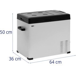 
Automobilinis kelioninis šaldytuvas šaldiklis 12/ 24 V 100-240 V -20-20 C 50 l
