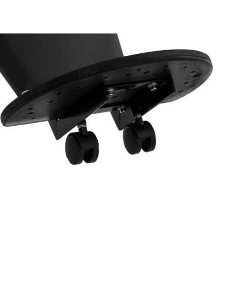 Profesionali kirpėjo kėdė su atrama kojoms TURIN Physa juoda