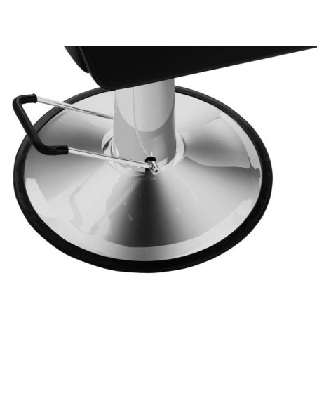 Profesionali kirpėjo kėdė su atrama kojoms TURIN Physa juoda