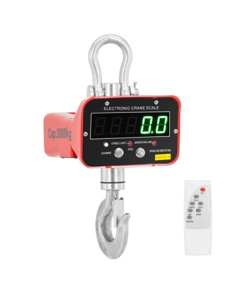 Pakabinamos kablio svarstyklės su LED nuotolinio valdymo pulteliu 2000 kg / 1 kg
 
Pakabinamos kablio svarstyklės su LED nuotolinio valdymo pulteliu 2000 kg / 1 kg