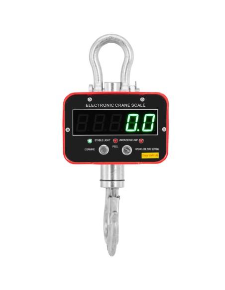Pakabinamos kablio svarstyklės su LED nuotolinio valdymo pulteliu 2000 kg / 1 kg
 
Pakabinamos kablio svarstyklės su LED nuotolinio valdymo pulteliu 2000 kg / 1 kg
