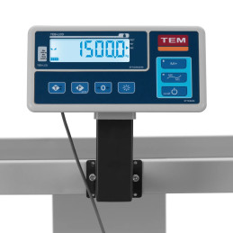 
Gyvūnų narvelio svarstyklės kalibruotos LCD 1500 kg / 500 g
