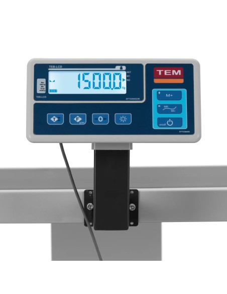 Gyvūnų narvelio svarstyklės kalibruotos LCD 1500 kg / 500 g
 
Gyvūnų narvelio svarstyklės kalibruotos LCD 1500 kg / 500 g