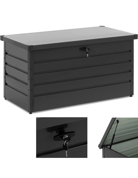 Metalinė sodo dėžė, rakinama, 120 x 62 x 63 cm
 
Metalinė sodo dėžė, rakinama, 120 x 62 x 63 cm