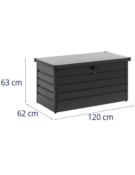 Metalinė sodo dėžė, rakinama, 120 x 62 x 63 cm
 
Metalinė sodo dėžė, rakinama, 120 x 62 x 63 cm