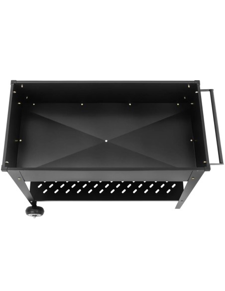 Metalinis sodo gėlių vazono vežimėlis gėlėms ir žolelėms su lentyna 100 x 50 x 79 cm
 
Metalinis sodo gėlių vazono vežimėlis gėlėms ir žolelėms su lentyna 100 x 50 x 79 cm