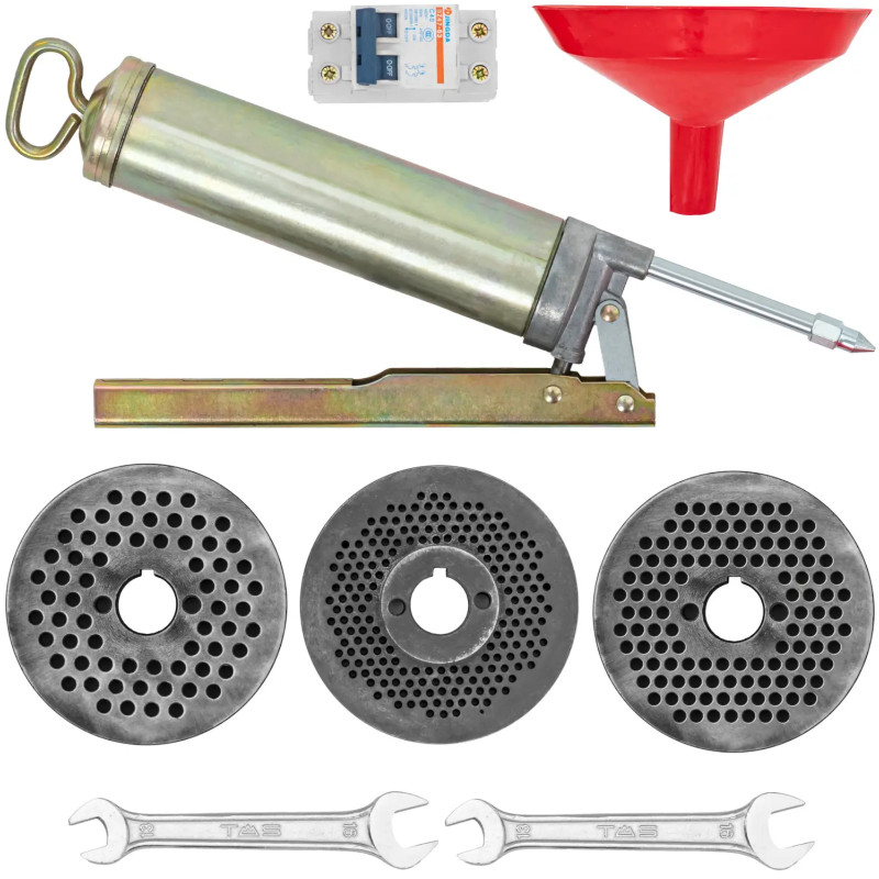 Granulių presas skirtas 120 mm skersmens 100 kg/ h 2200 W pjuvenų pašarų granulėms gaminti