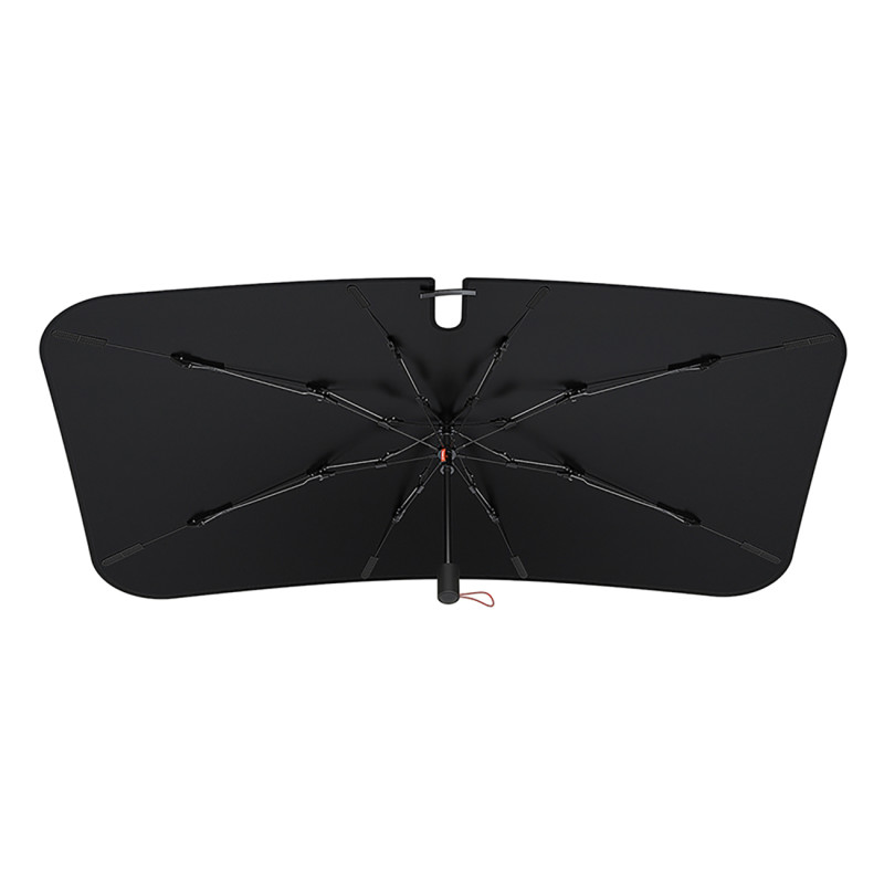 
CoolRide automobilio priekinis skėtis nuo saulės 142x75cm - juodas
