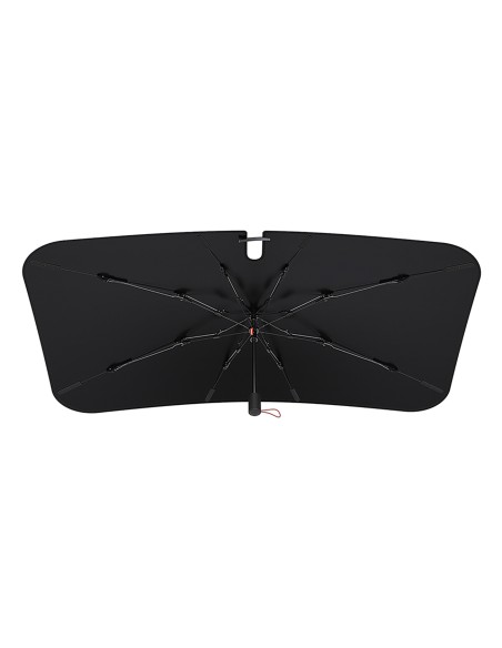 
CoolRide automobilio priekinis skėtis nuo saulės 142x75cm - juodas
