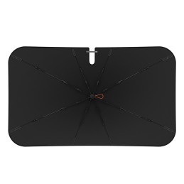 
CoolRide automobilio priekinis skėtis nuo saulės 142x75cm - juodas
