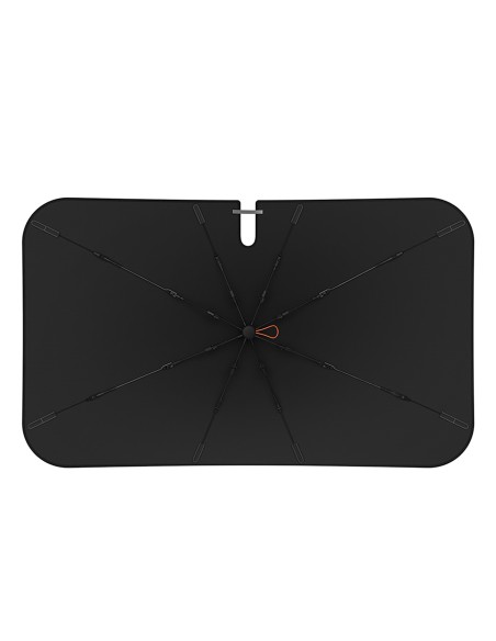 
CoolRide automobilio priekinis skėtis nuo saulės 142x75cm - juodas
