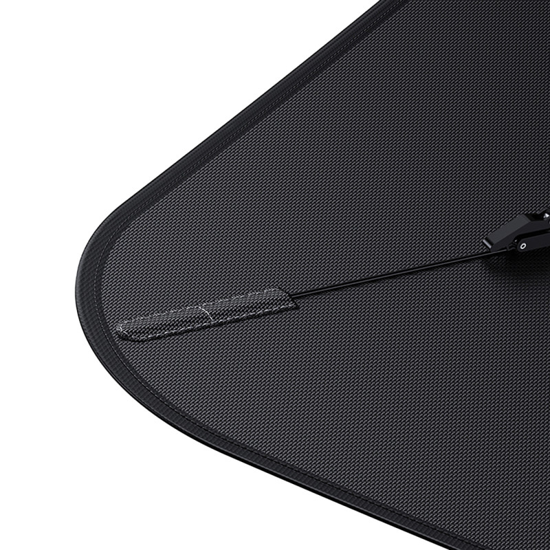 
CoolRide automobilio priekinis skėtis nuo saulės 142x75cm - juodas
