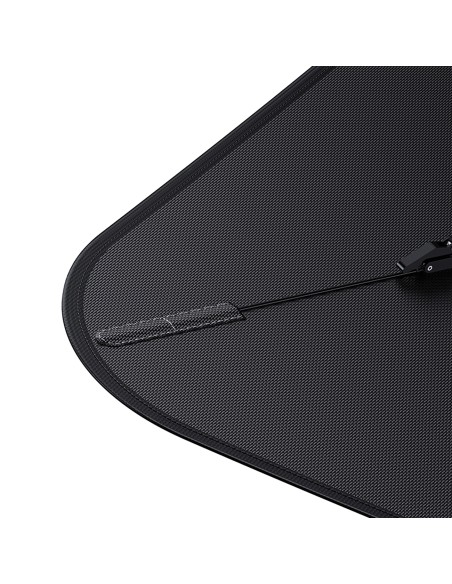 
CoolRide automobilio priekinis skėtis nuo saulės 142x75cm - juodas
