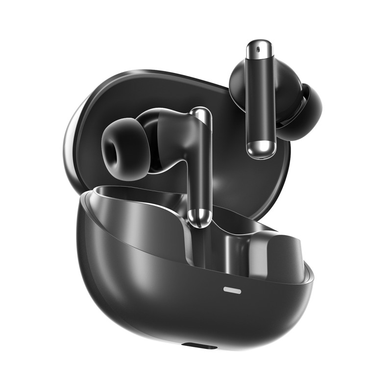 Soundfii R4 belaidės Bluetooth 5.3 ENC ausinės – juodos