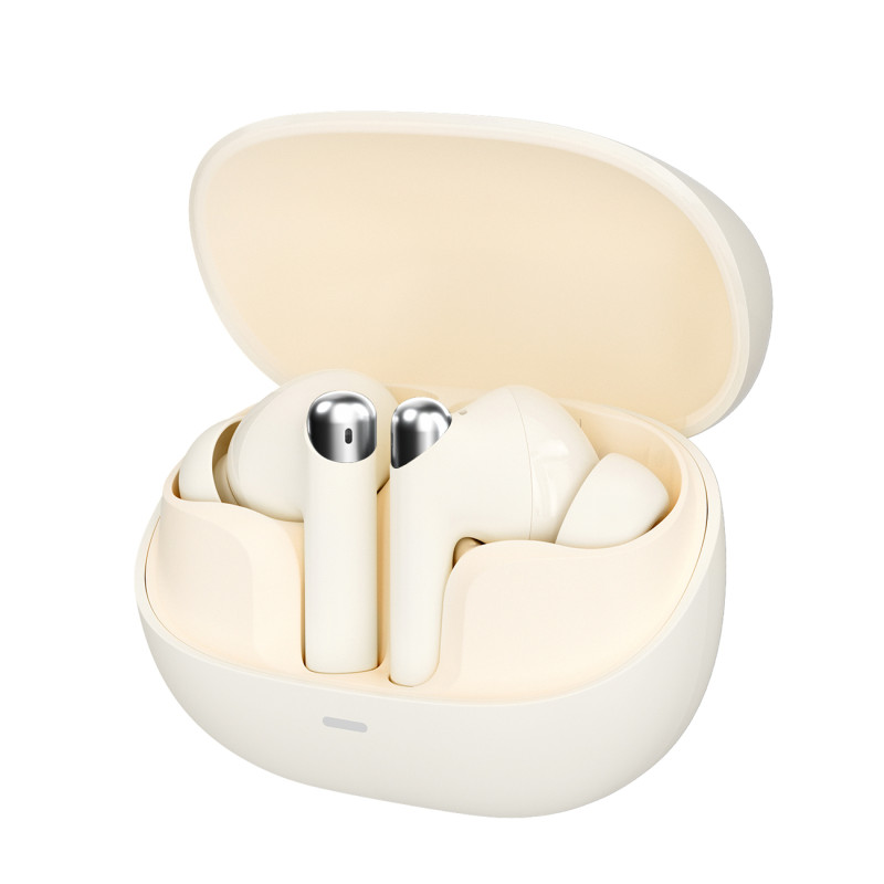 Soundfii R4 belaidės Bluetooth 5.3 ENC ausinės – baltos