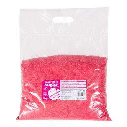 Spalvingo skonio cukrus cukraus vatai raudonų braškių skonio 5kg