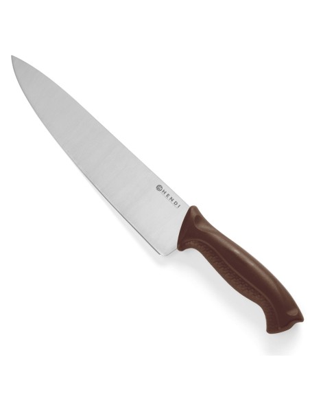 Virėjo peilis dešroms ir virtai mėsai HACCP 385mm - rudas - HENDI 842799