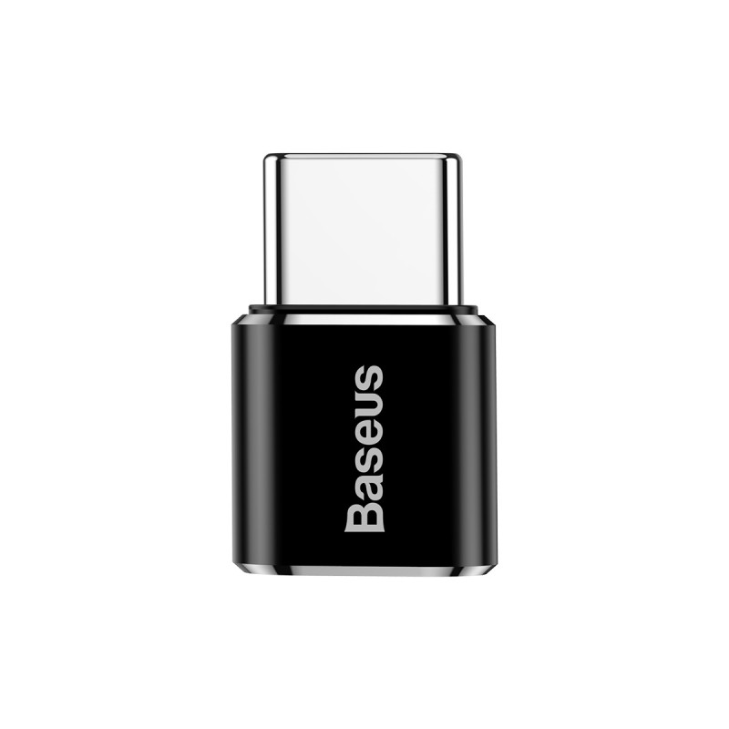 Adapteris Mini Micro USB į USB-C adapteris – juodas