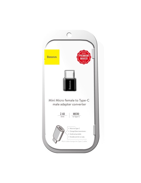 Adapteris Mini Micro USB į USB-C adapteris – juodas
 
Adapteris Mini Micro USB į USB-C adapteris – juodas