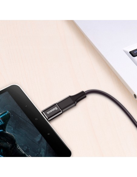 Adapteris Mini Micro USB į USB-C adapteris – juodas
 
Adapteris Mini Micro USB į USB-C adapteris – juodas