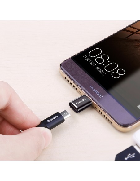 Adapteris Mini Micro USB į USB-C adapteris – juodas
 
Adapteris Mini Micro USB į USB-C adapteris – juodas