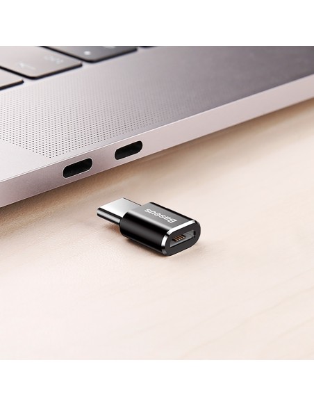 Adapteris Mini Micro USB į USB-C adapteris – juodas
 
Adapteris Mini Micro USB į USB-C adapteris – juodas