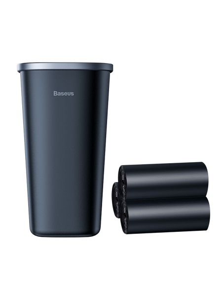 
Mini šiukšliadėžė biurui ar automobiliui, montuojama puodelių laikiklyje - juoda
