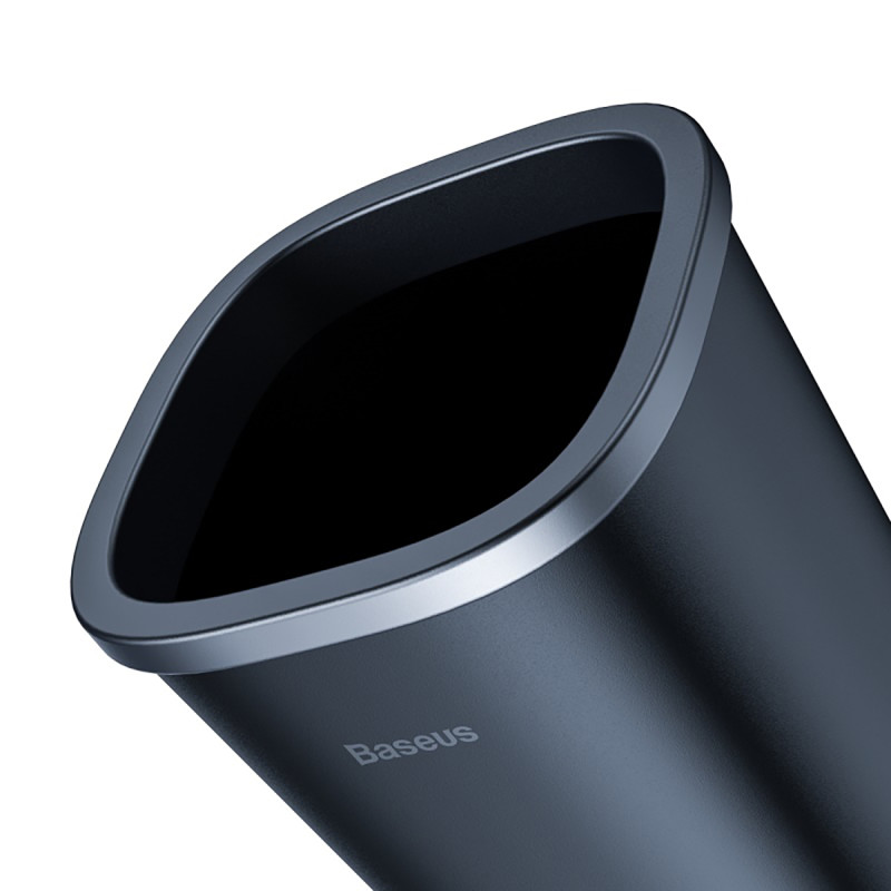 
Mini šiukšliadėžė biurui ar automobiliui, montuojama puodelių laikiklyje - juoda
