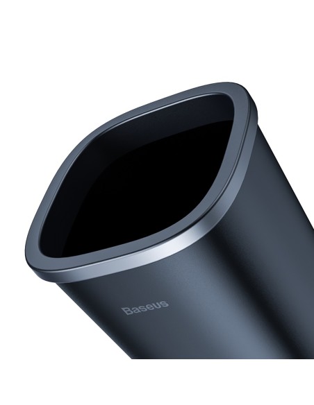 
Mini šiukšliadėžė biurui ar automobiliui, montuojama puodelių laikiklyje - juoda
