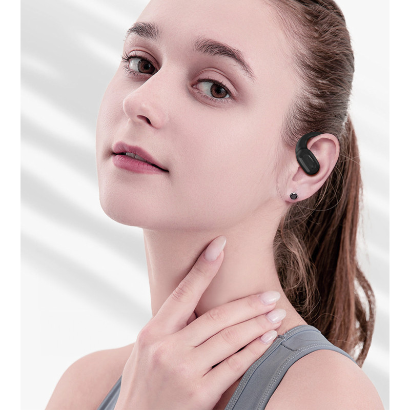 OWS Wireless TWS Bluetooth 5.3 In-Ear ausinės – juodos