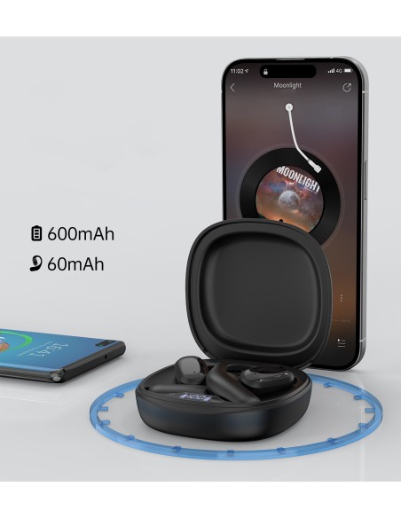 OWS Wireless TWS Bluetooth 5.3 In-Ear ausinės – juodos
 
OWS Wireless TWS Bluetooth 5.3 In-Ear ausinės – juodos